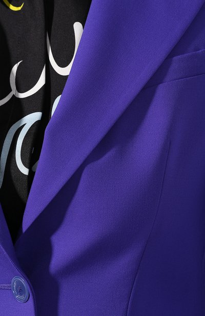 Шерстяной жакет EMILIO PUCCI фиолетового цвета по цене 175000 руб., арт. 9RRB40/9R605, фото 5 Шерстяной жакет EMILIO PUCCI, арт. 9RRB40/9R605, фото 5