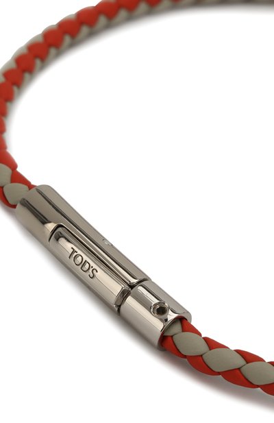 Кожаный браслет TOD’S, арт. XEMB1900200FLR, фото 4