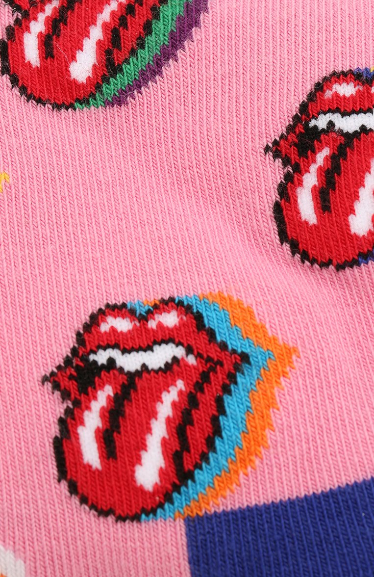 Детские носки HAPPY SOCKS разноцветного цвета, арт. KRLS01 | Фото 2 (Материал: Текстиль, Хлопок; Кросс-КТ: Носки; Материал сплава: Проставлено; Нос: Не проставлено)