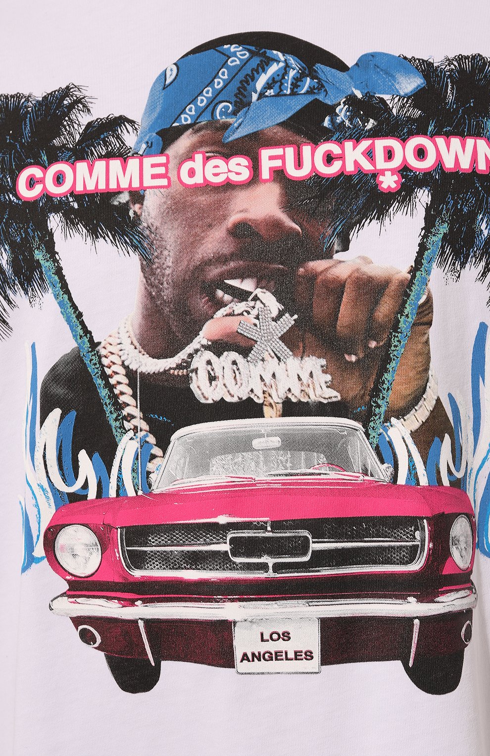 Хлопковая футболка COMME DES FUCKDOWN, арт. CDFU2284, фото 5