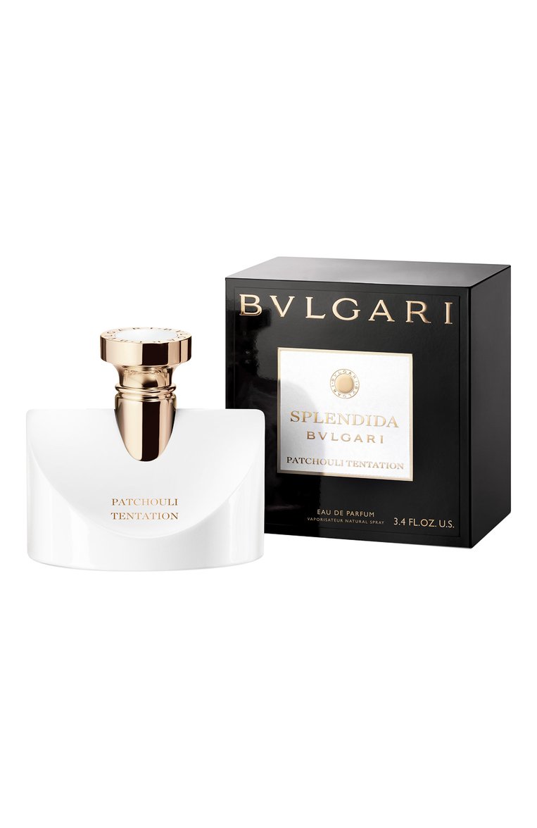 Парфюмерная вода splendida patchouli tentation (100ml) BVLGARI бесцветного цвета, ар�т. 41116BVL | Фото 2 (Тип продукта - парфюмерия: Парфюмерная вода; Региональные ограничения белый список (Axapta Mercury): Не проставлено; Нос: Не проставлено; Тип аромата: Цветочный, Шипровый; Ограничения доставки: flammable)