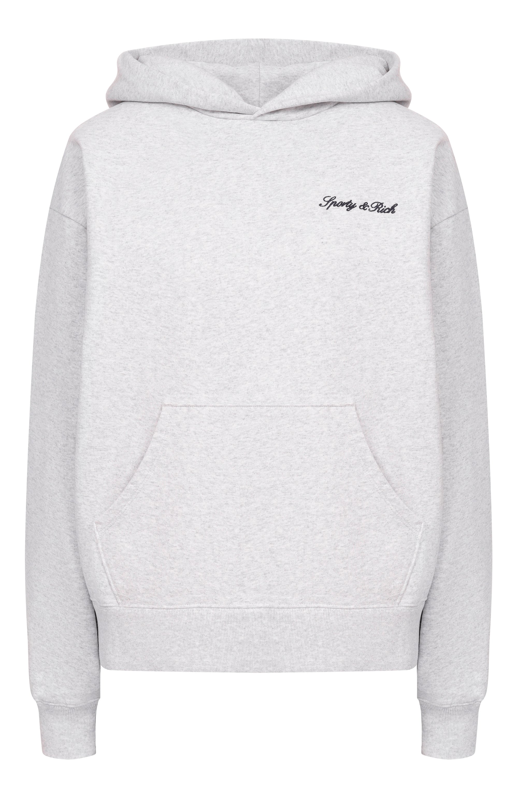 Хлопковое худи SPORTY AND RICH, арт. ST09168326GY03, фото 1