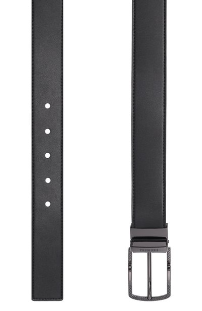 Двусторонний ремень DIRK BIKKEMBERGS темно-коричневого цвета по цене 9950 руб., арт. BKCU00180M, фото 3 Двусторонний ремень DIRK BIKKEMBERGS, арт. BKCU00180M, фото 3