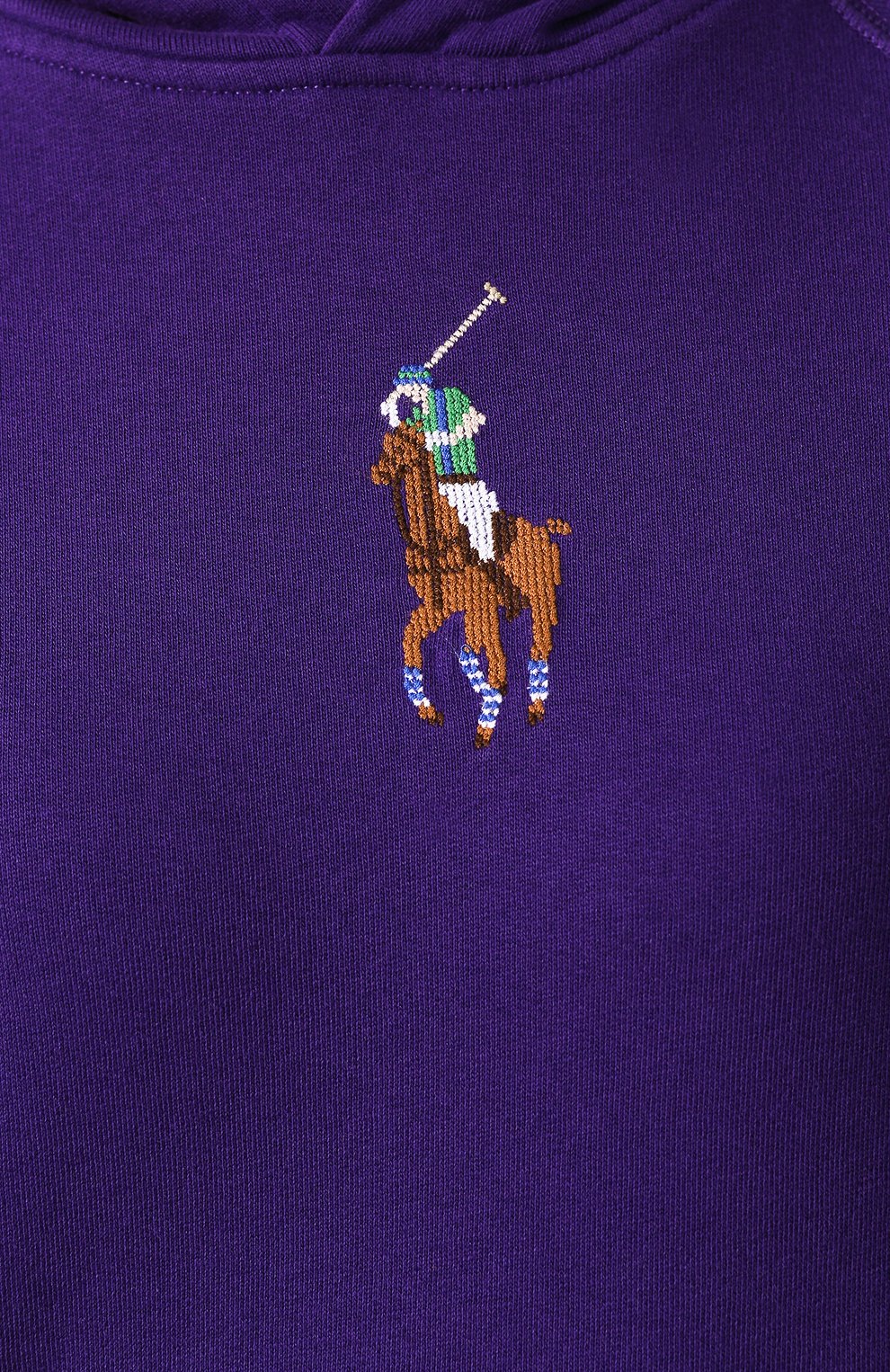 Хлопковое худи POLO RALPH LAUREN фиолетового цвета по цене 11400 руб., арт. 211765418, фото 5 Хлопковое худи POLO RALPH LAUREN, арт. 211765418, фото 5