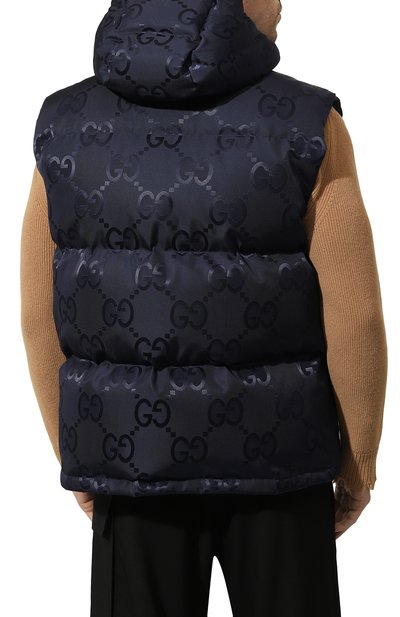 Пуховый жилет jumbo gg GUCCI, арт. 698715/Z8A53, фото 4