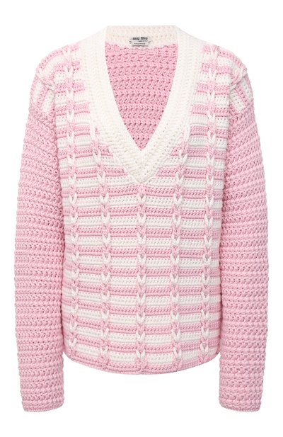 Шерстяной свитер MIU MIU, арт. MML516-1ZUI-F0442, фото 1