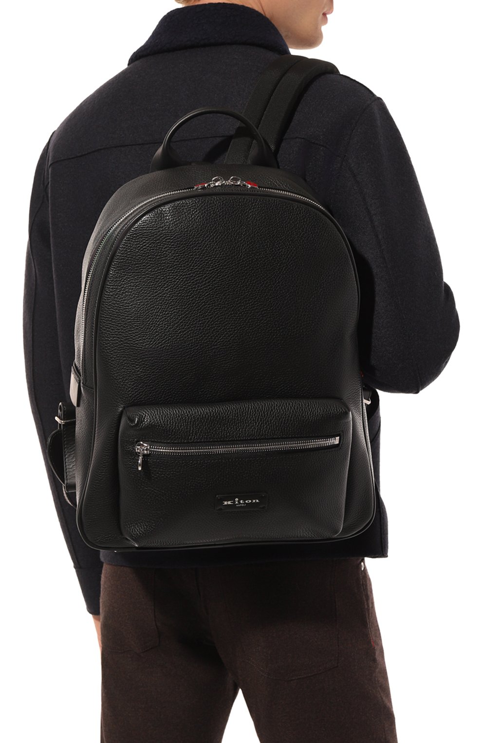 Рюкзак KITON черного цвета по цене 173500 руб., арт. UBA0021N0112001, фото 2 Рюкзак KITON, арт. UBA0021N0112001, фото 2