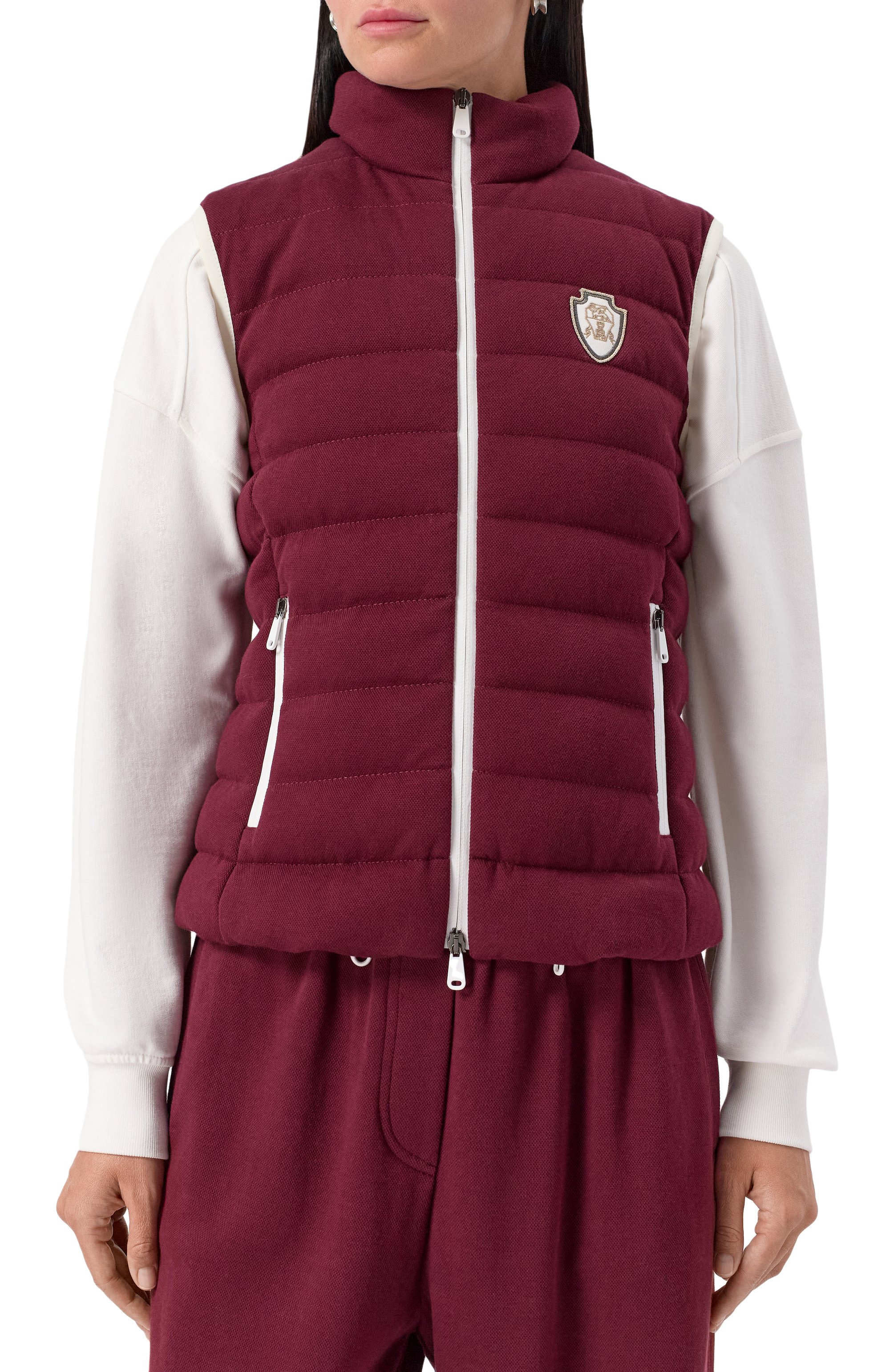 Пуховый жилет BRUNELLO CUCINELLI, арт. MG9277778, фото 3