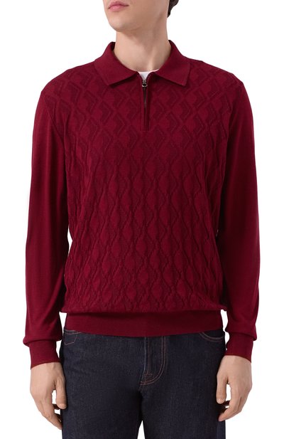 Поло из шерсти и шелка STEFANO RICCI, арт. KE08018P30/E25476, фото 3