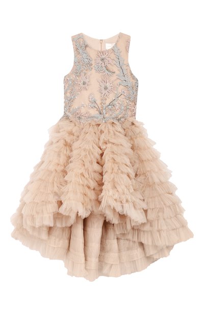 Платье MISCHKA AOKI бежевого цвета по цене 199500 руб., арт. FW19125/10-12, фото 1 Платье MISCHKA AOKI, арт. FW19125/10-12, фото 1