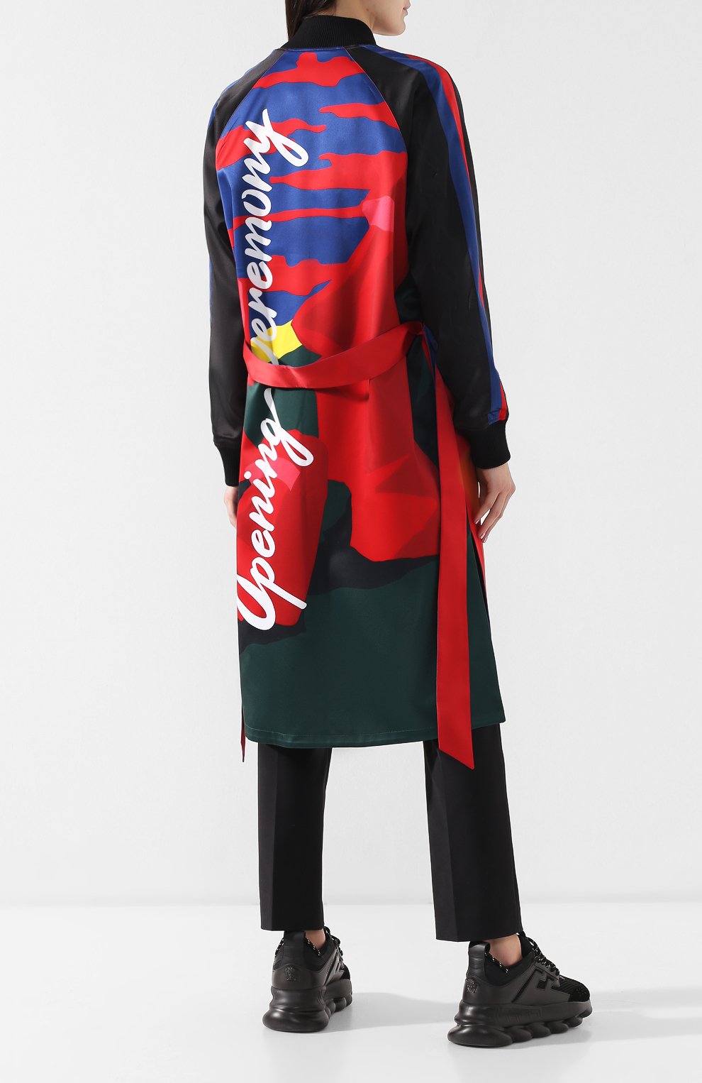 Двустороннее пальто OPENING CEREMONY синего цвета по цене 59250 руб., арт. P19AJH11147, фото 2 Двустороннее пальто OPENING CEREMONY, арт. P19AJH11147, фото 2