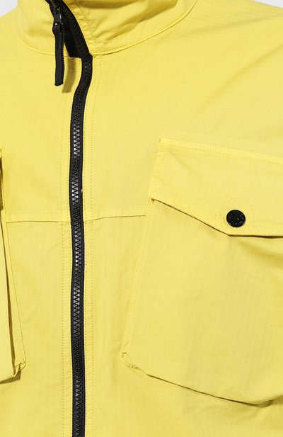 Хлопковая куртка STONE ISLAND желтого цвета по цене 25050 руб., арт. 701510802, фото 5 Хлопковая куртка STONE ISLAND, арт. 701510802, фото 5