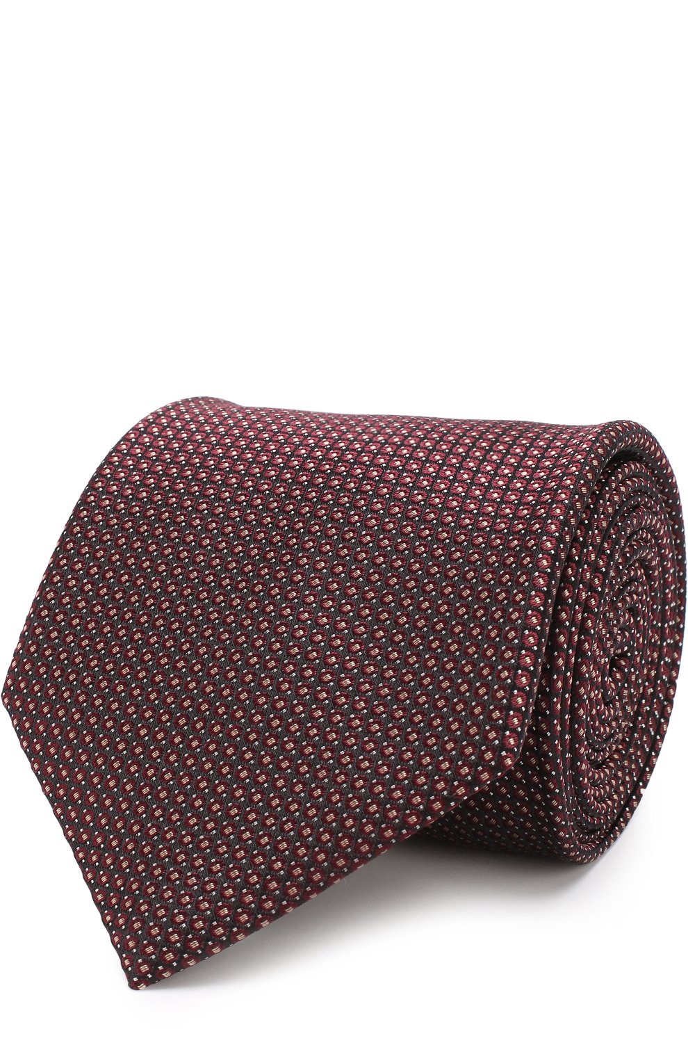 Шелковый галстук BRIONI бордового цвета по цене 26600 руб., арт. 062I00/0740I, фото 1 Шелковый галстук BRIONI, арт. 062I00/0740I, фото 1