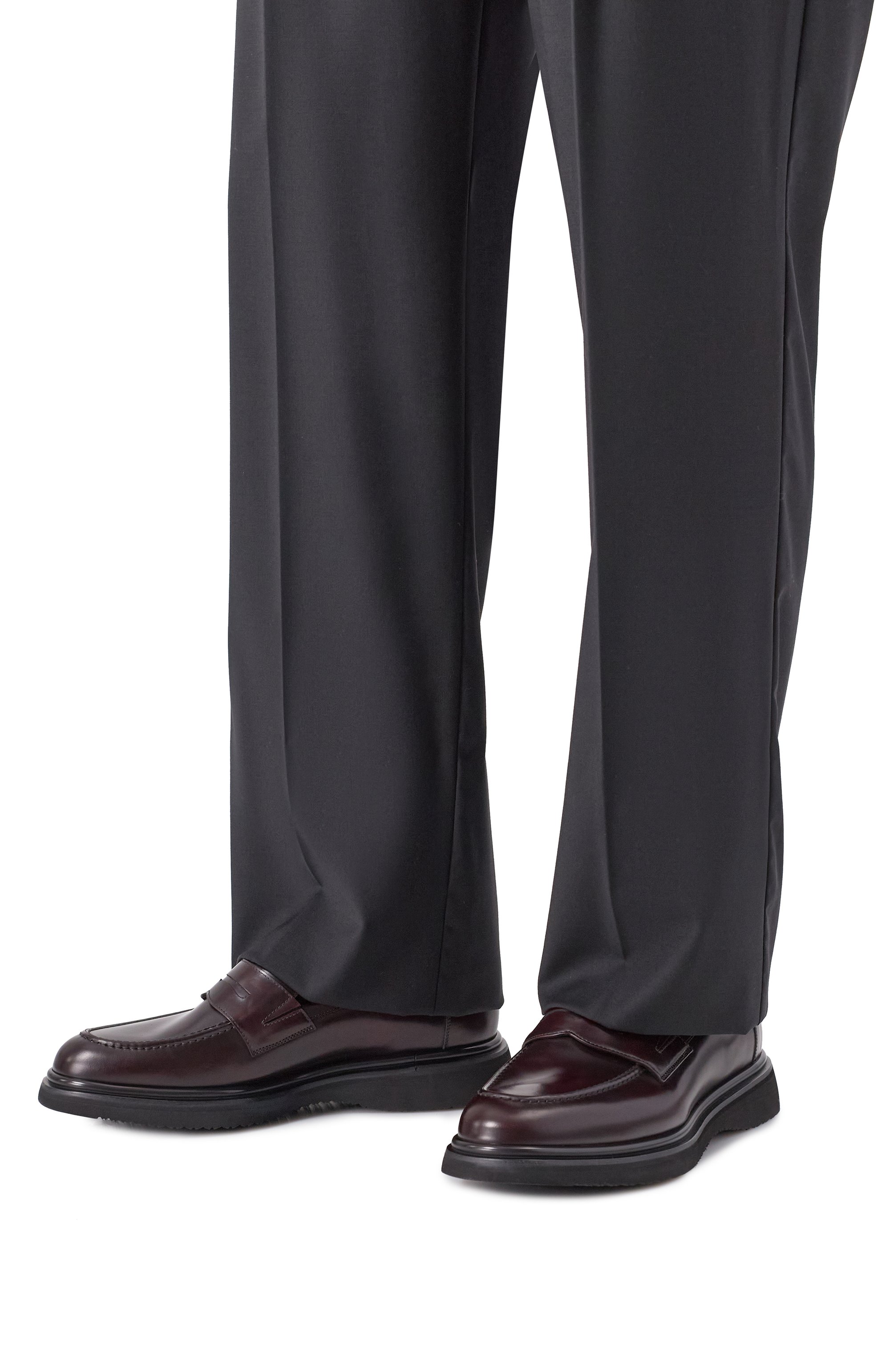 Кожаные пенни-лоферы BLU BARRETT, арт. CITY354-014.7/P0LISHED B, фото 3