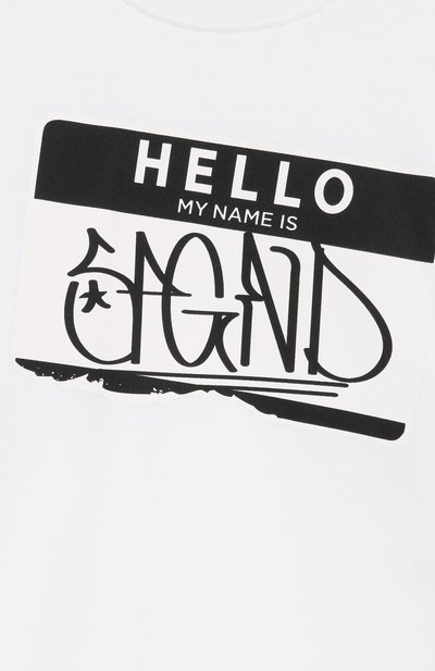 Хлопковый лонгслив SPRAYGROUND, арт. SPY946WHT, фото 3