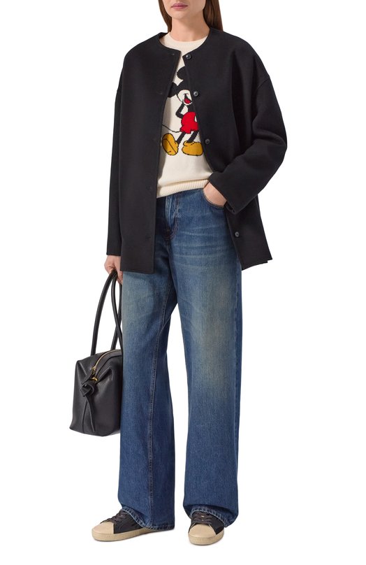 Свитер из шерсти и вискозы MC2 Saint Barth QUE0010-04148I/NEW QUEEN Кремовый  QUE0010-04148I/NEW QUEEN Фото 2