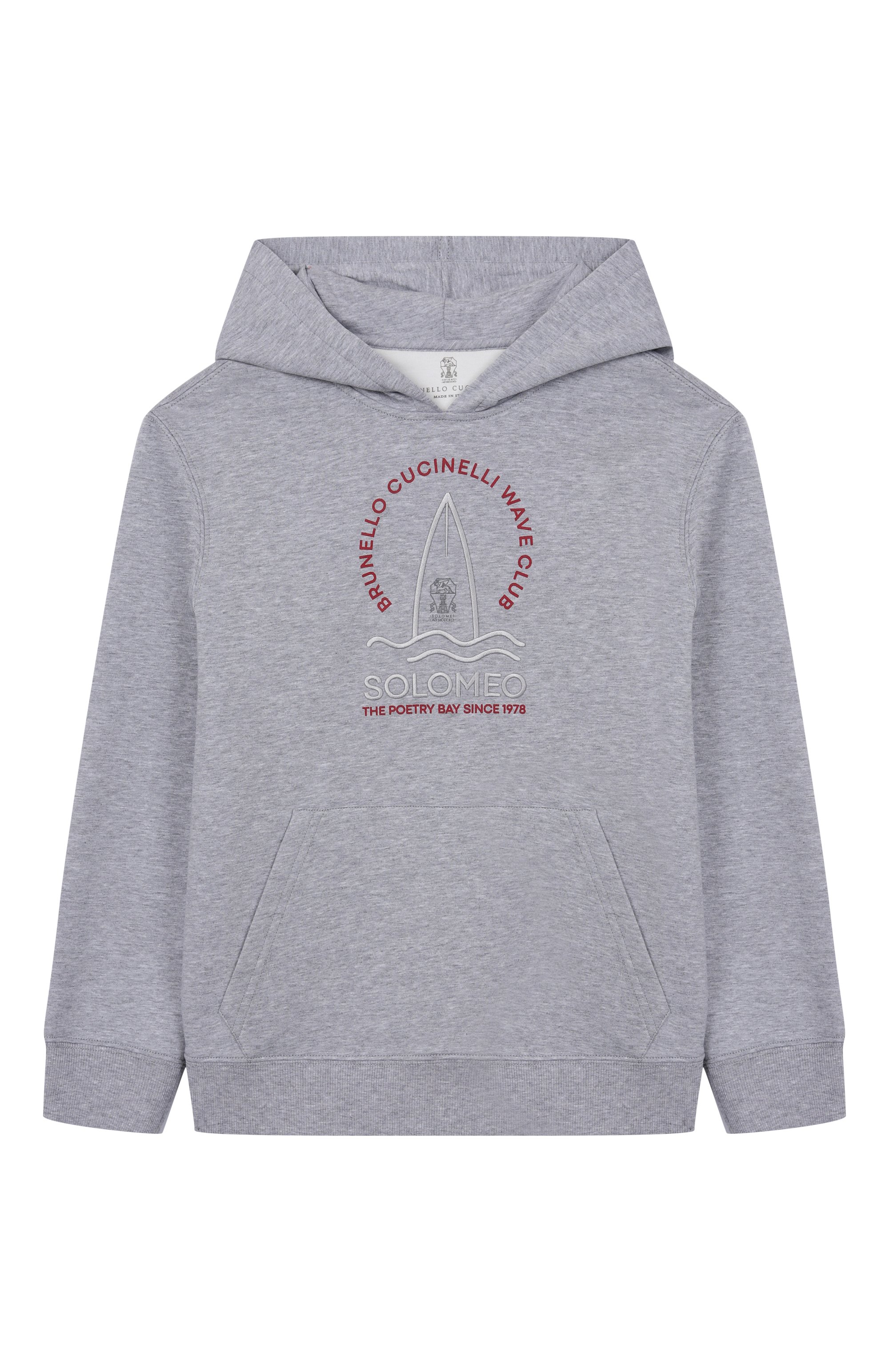 Хлопковое худи BRUNELLO CUCINELLI, арт. BW863E188B, фото 1