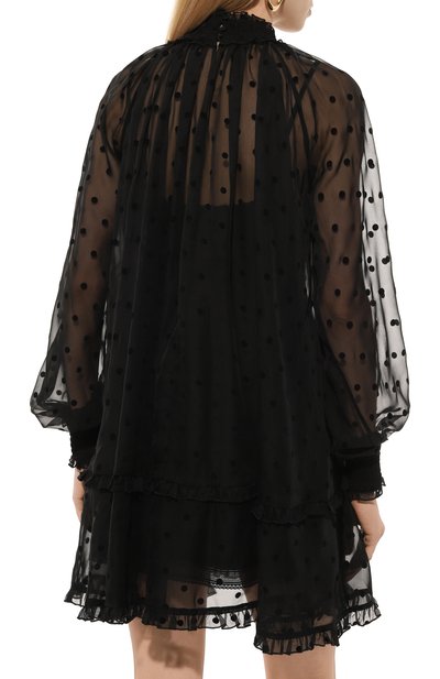 Платье THE KOOPLES черного цвета по цене 42050 руб., арт. FR0B29071K, фото 4 Платье THE KOOPLES, арт. FR0B29071K, фото 4