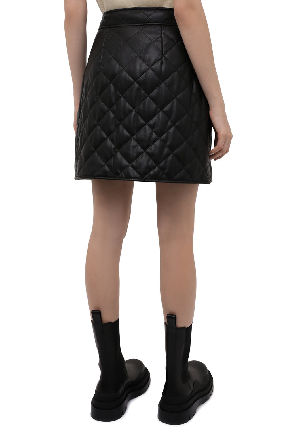 Юбка из экокожи MSGM черного цвета по цене 26050 руб., арт. 3141MDD23 217616, фото 4 Юбка из экокожи MSGM, арт. 3141MDD23 217616, фото 4