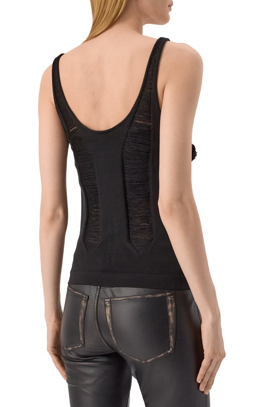 Шерстяной топ Rick Owens R001E7618/KGRIDM Чёрный  R001E7618/KGRIDM Фото 4