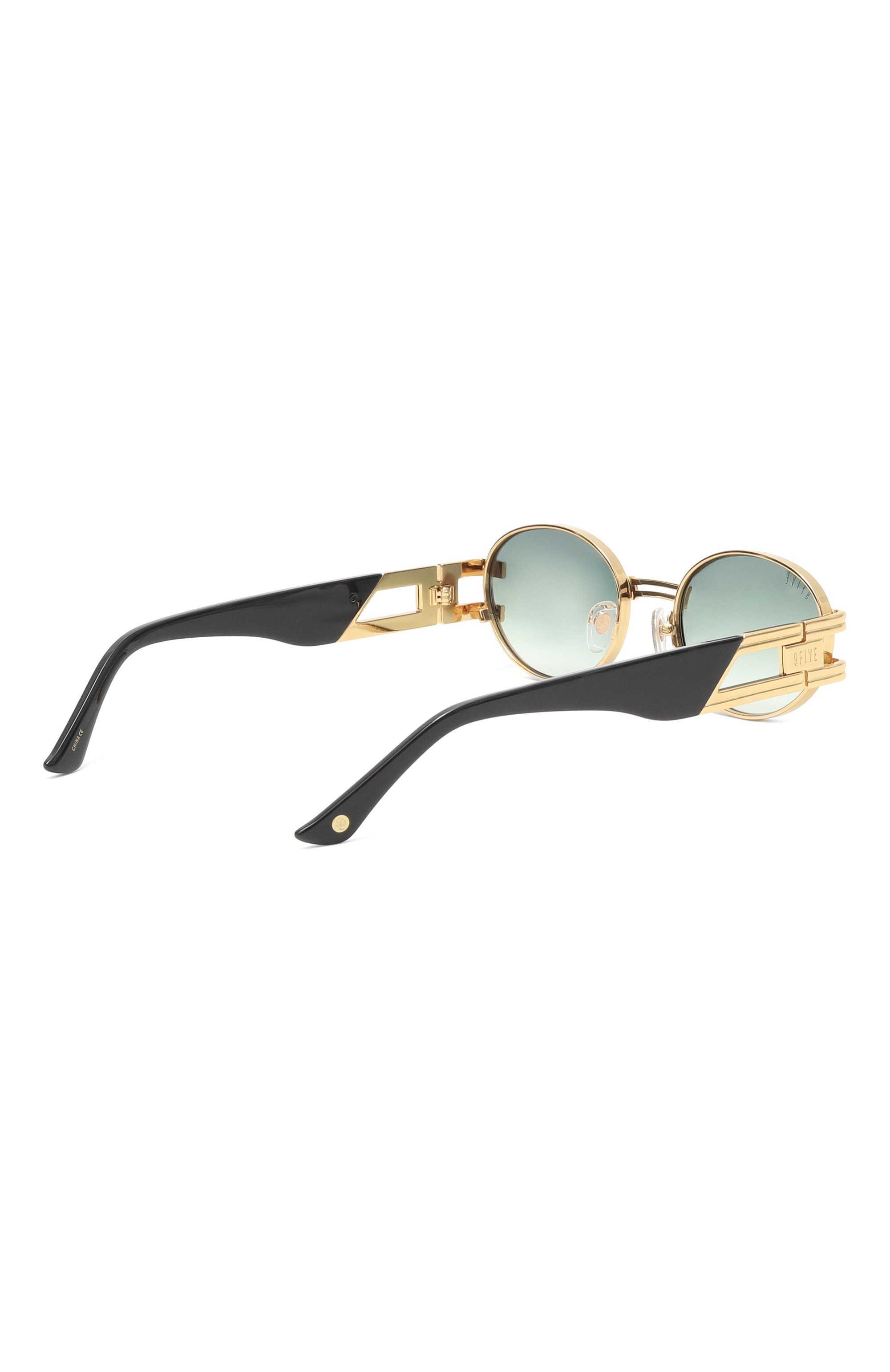 Солнцезащитные очки 9FIVE, арт. ST JAMES-BLACK&G0LD / GREEN GRADIENT, фото 5