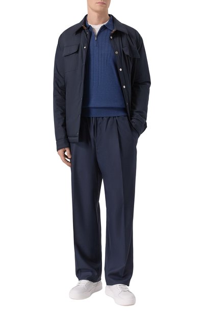 Мужские шерстяные брюки ZILLI, арт. CPPT07M020740123U