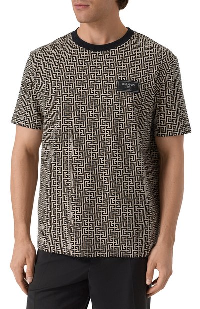 Хлопковая футболка BALMAIN, арт. FH1EG000/BC90, фото 3