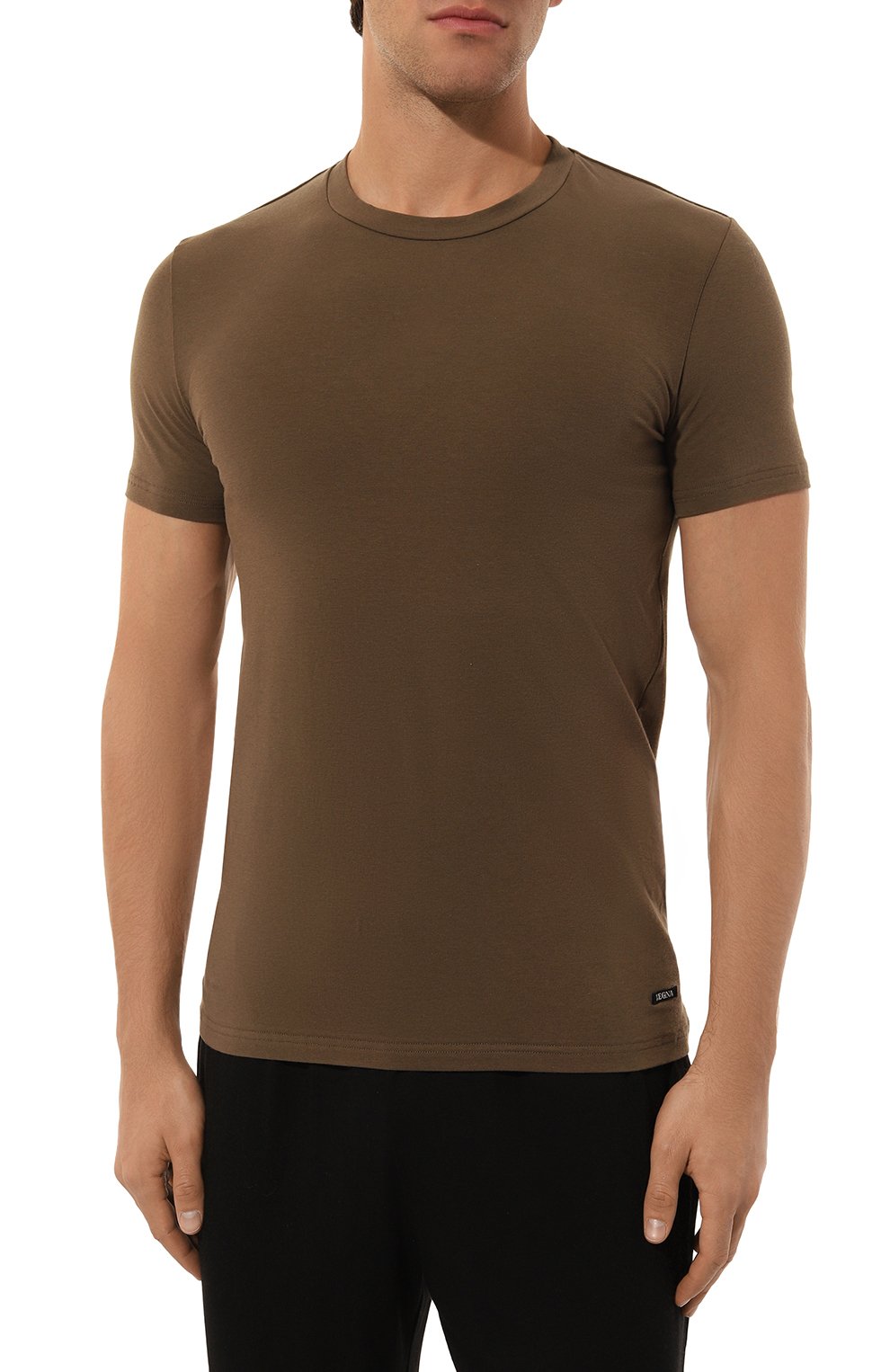 Хлопковая футболка ZEGNA, арт. N3M20/173, фото 3