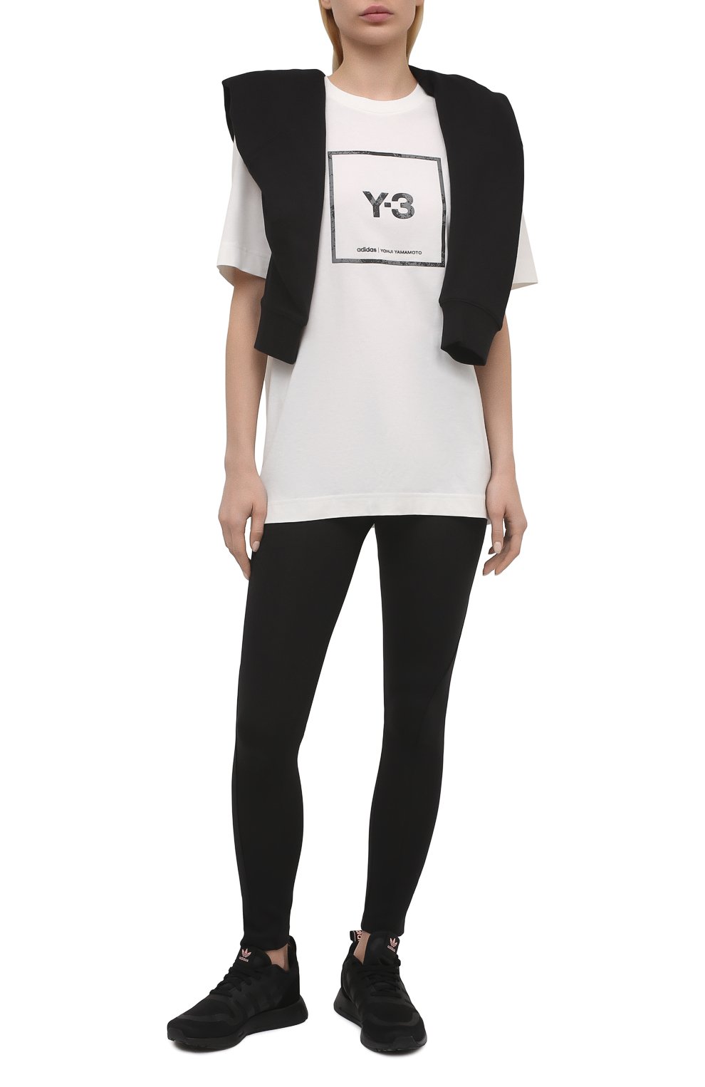 Хлопковая футболка Y-3, арт. GV6061/W, фото 2