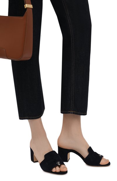 Замшевые мюли summer charms LORO PIANA, арт. FAI5579, фото 3