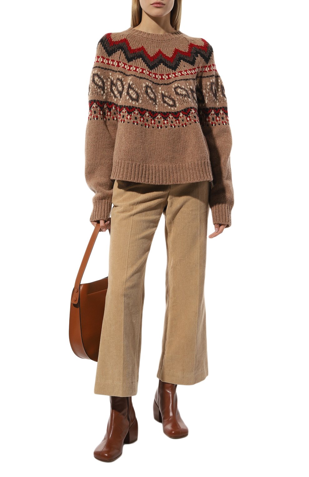 Вельветовые брюки CHLOÉ, арт. CHC23APA01155, фото 2