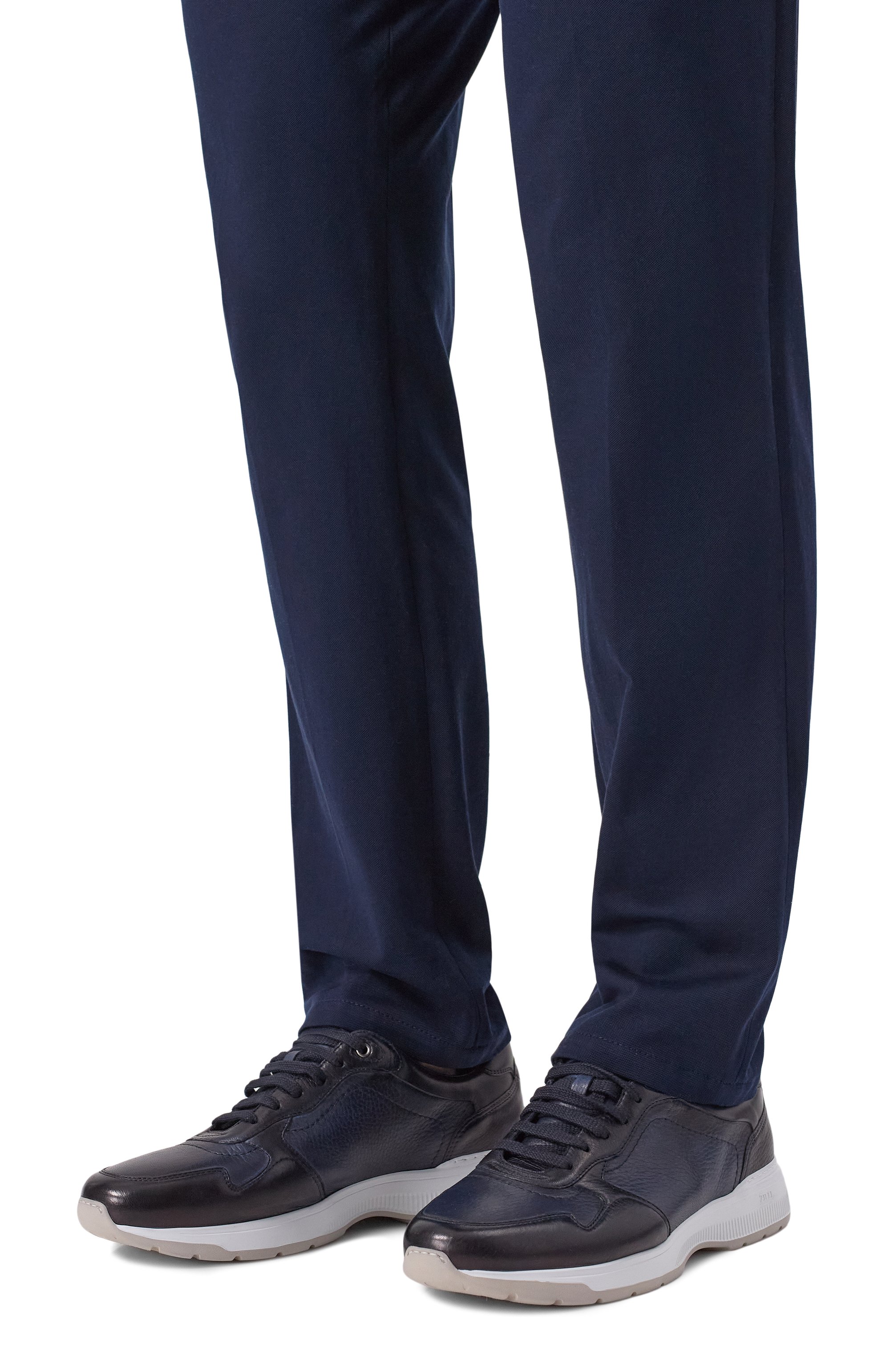 Кожаные кроссовки ZILLI, арт. H0138BM1166VZEV06, фото 3