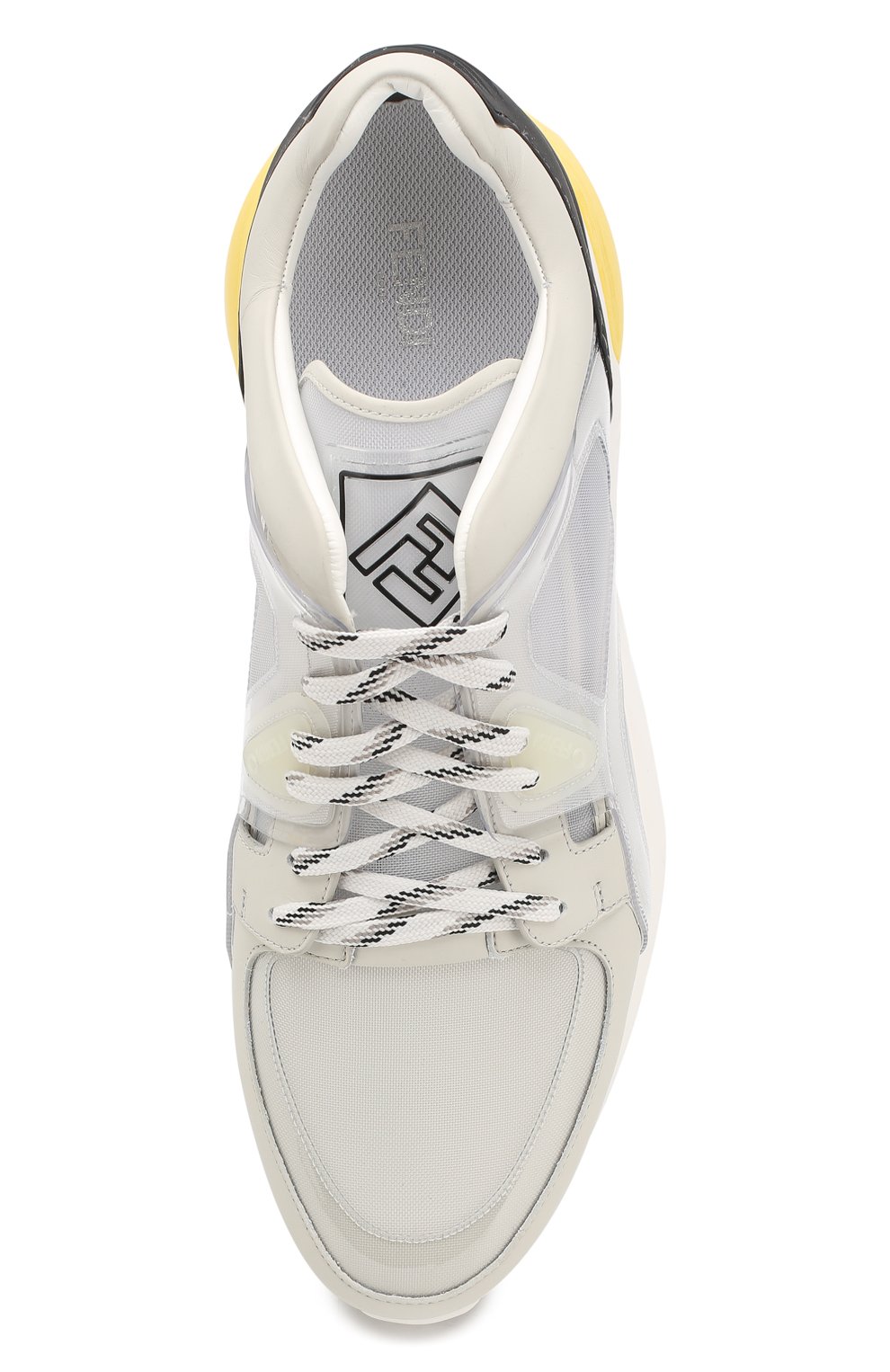 Текстильные кроссовки на шнуровке FENDI, арт. 7E1189 A3YI, фото 5