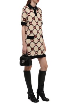 Женская сумка gg marmont 2.0 mini GUCCI черного цвета, арт. 583571/UM8AN | Фото 3 (Сумки-технические: Сумки top-handle; Материал: Натуральная кожа; Материал сплава: Проставлено; Размер: mini; Ремень/цепочка: На ремешке; Драгоценные камни: Проставлено)