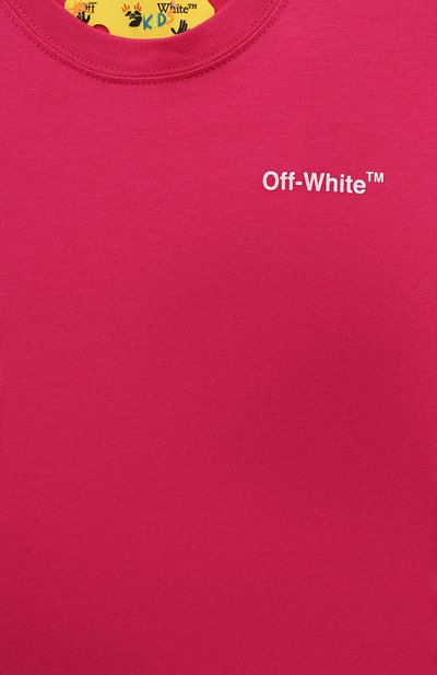 Хлопковая футболка OFF-WHITE, арт. OGAA001F22JER0013201, фото 3