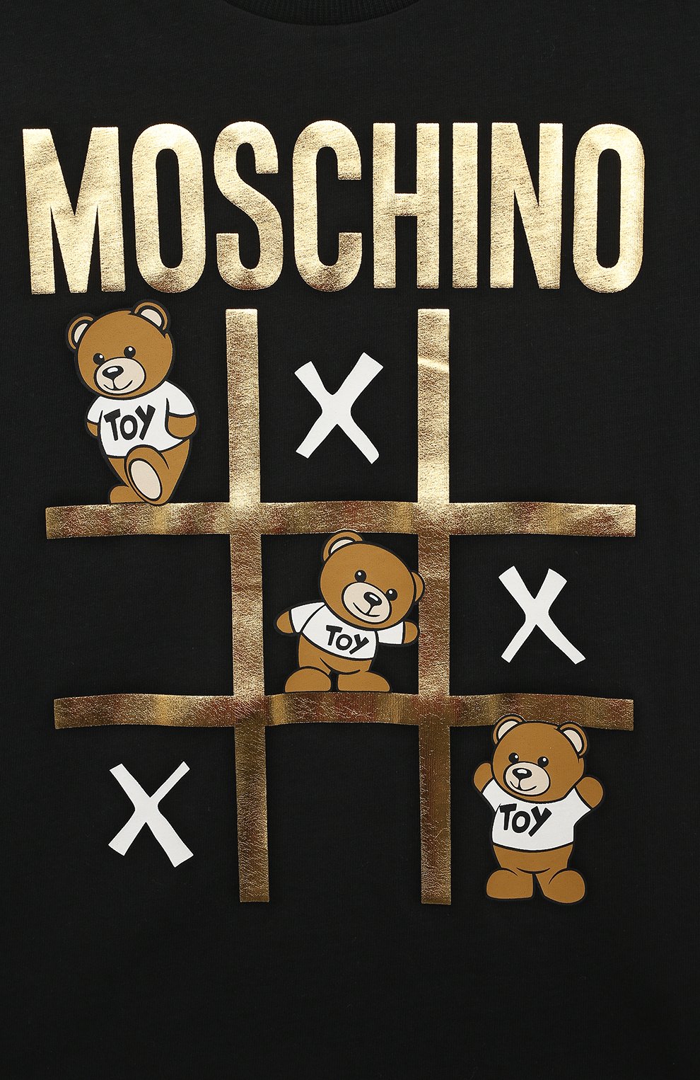 Хлопковая футболка MOSCHINO, арт. HPM03R/LAA23/10-14, фото 3