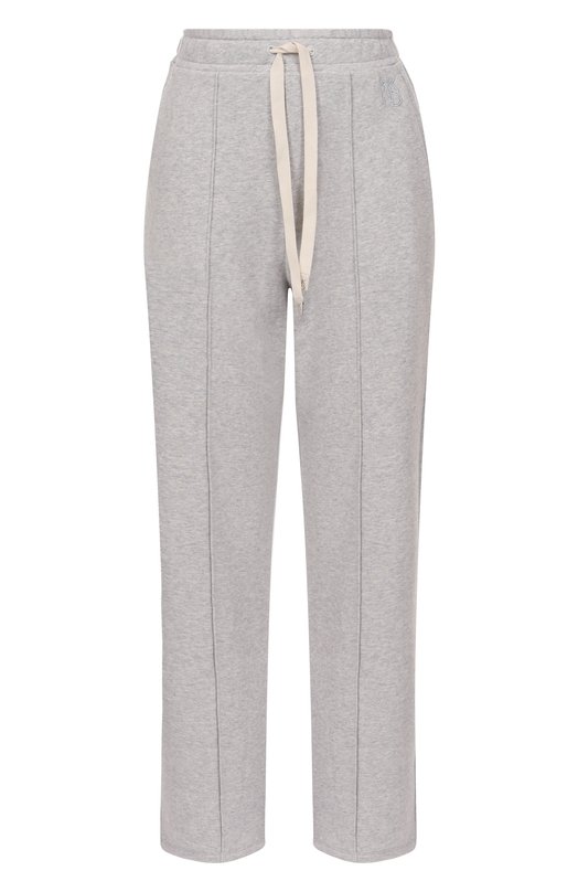 Хлопковые брюки Weekend Max Mara F0LK Серый F0LK