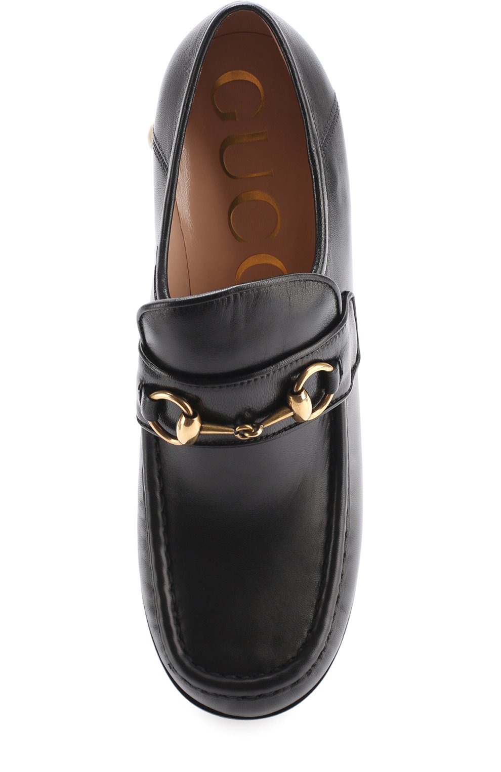 Туфли vegas на платформе и каблуке с декором GUCCI, арт. 470970/C9D00, фото 4