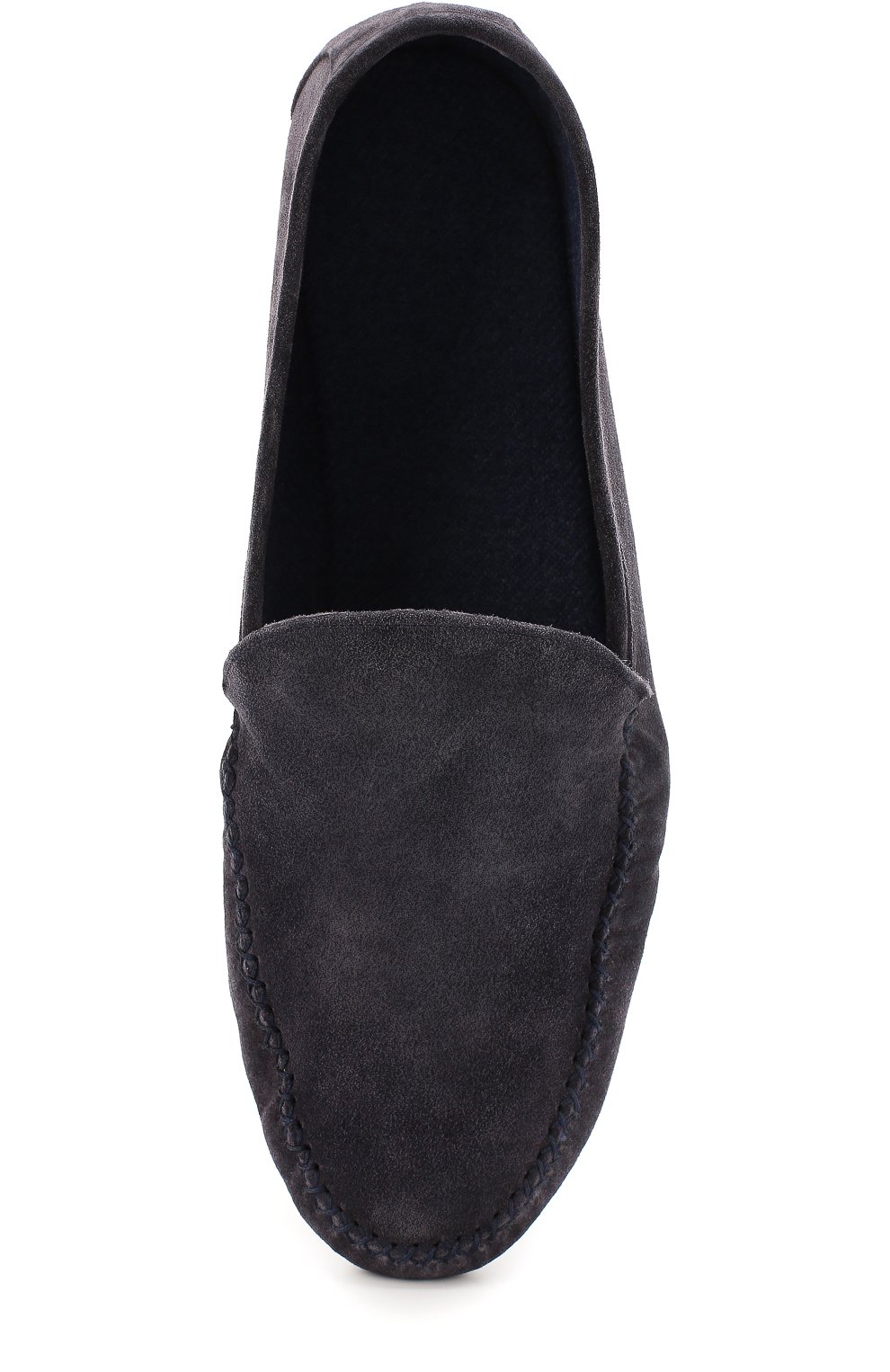 Замшевые домашние слиперы maurice LORO PIANA темно-синего цвета по цене 57500 руб., арт. FAC5526, фото 5 Замшевые домашние слиперы maurice LORO PIANA, арт. FAC5526, фото 5