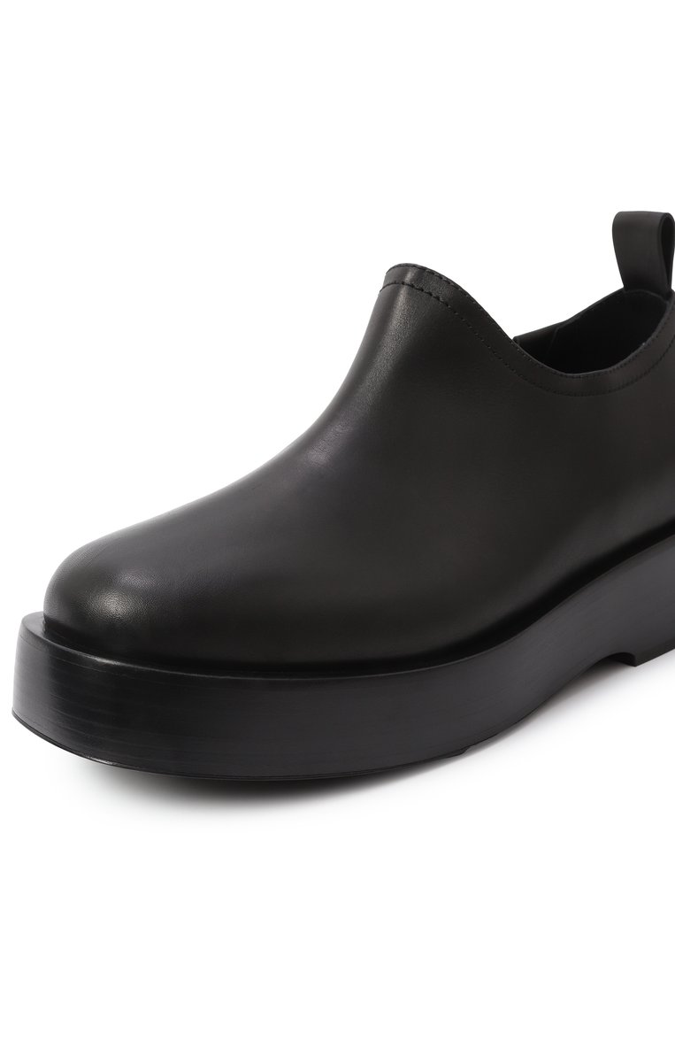 Мужские кожаные ботинки torino BOTTEGA VENETA черного цвета, арт. 810477 V4QK0 | Фото 7 (Материал внешний: Натуральная кожа; Материал утеплителя: Без утеплителя; Подошва: Массивная; Мужское Кросс-КТ: Ботинки-обувь; Каблук высота: Высокий)