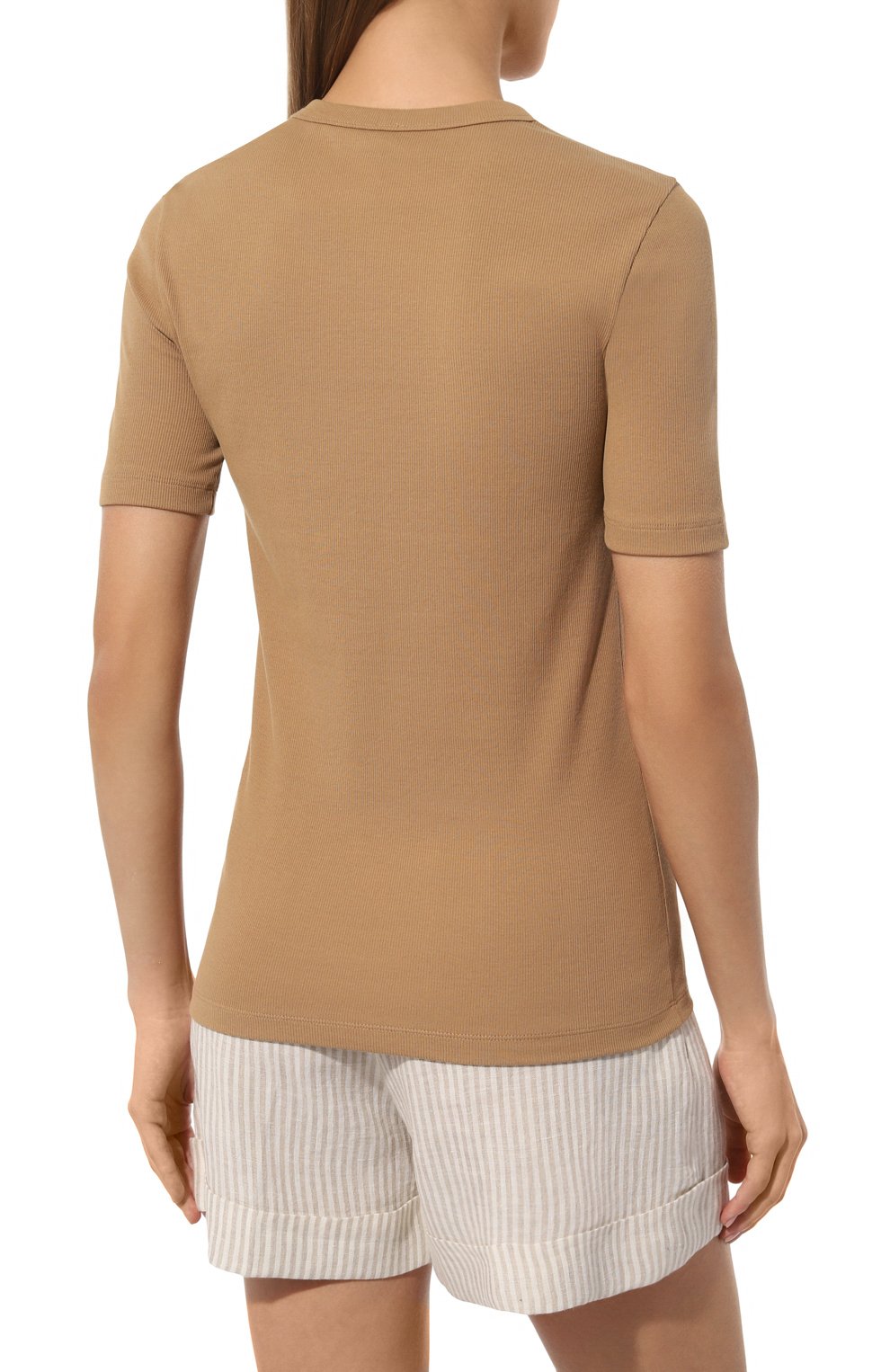 Хлопковая футболка TOTEME, арт. 241-WRT1459-FB0094, фото 4