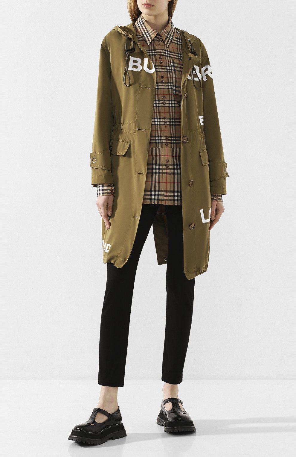 Хлопковая рубашка BURBERRY, арт. 8029532, фото 2