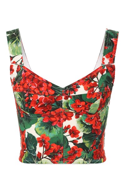 Женский топ с принтом DOLCE & GABBANA, арт. F7W98T/FSRKF