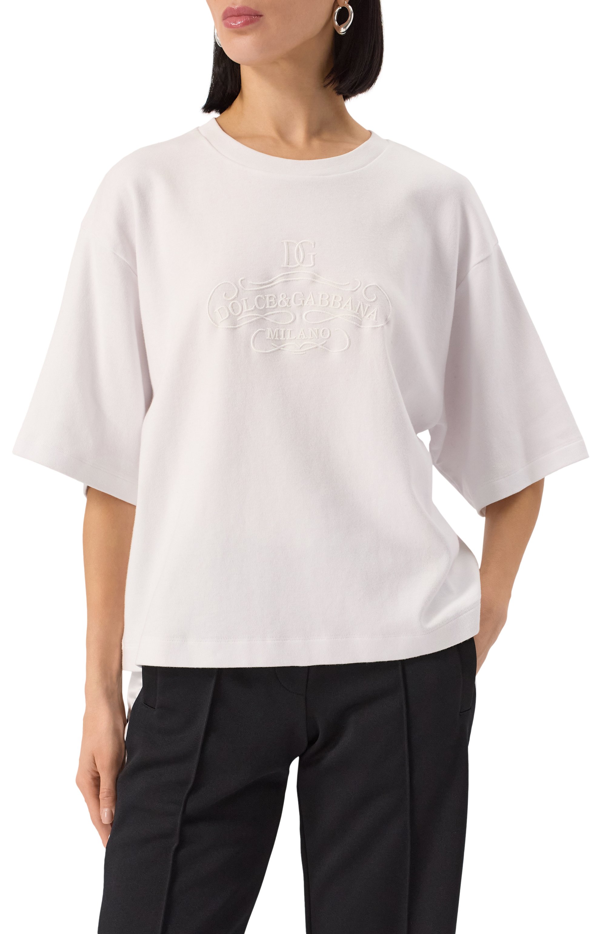 Хлопковая футболка DOLCE & GABBANA, арт. F8V11Z/GDCNY, фото 3