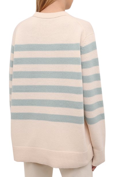 Шерстяной свитер ACNE STUDIOS светло-бежевого цвета по цене 28500 руб., арт. C60041/W, фото 4 Шерстяной свитер ACNE STUDIOS, арт. C60041/W, фото 4