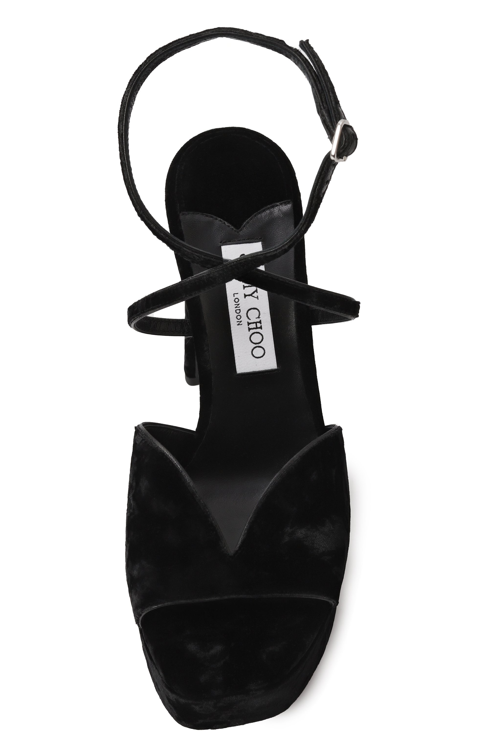 Текстильные босоножки karli 125 JIMMY CHOO, арт. KARLI/PF 125, фото 6