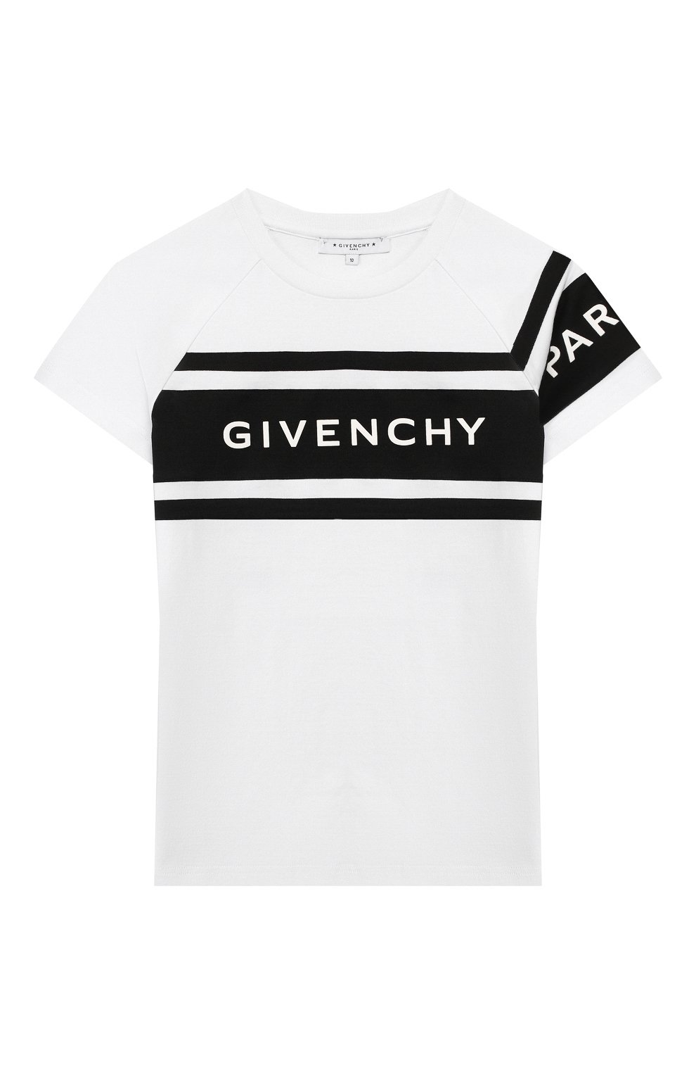 Хлопковая футболка GIVENCHY белого цвета по цене 15250 руб., арт. H25173, фото 1 Хлопковая футболка GIVENCHY, арт. H25173, фото 1