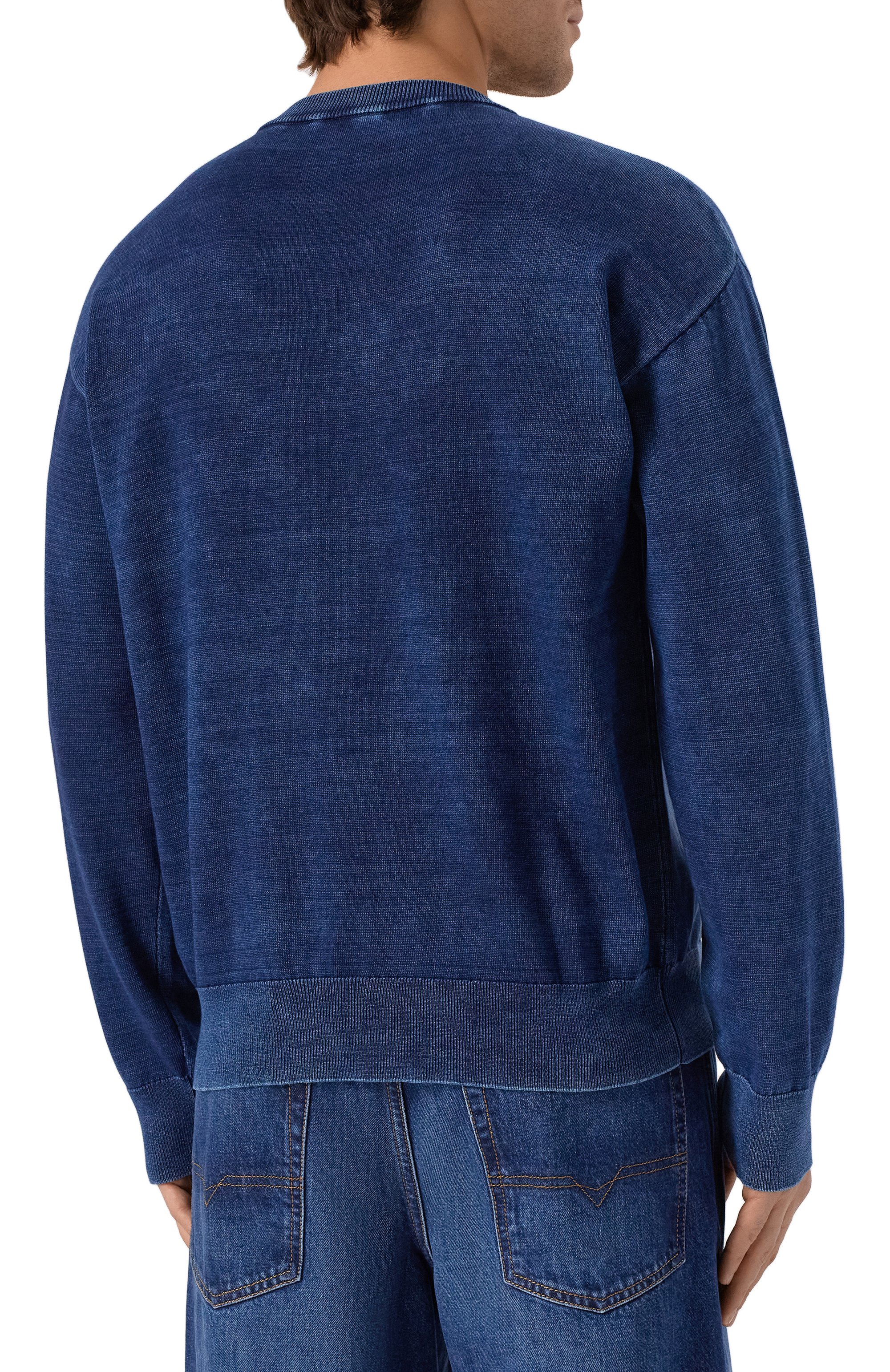 Хлопковый джемпер DIESEL, арт. A19481/0BJBS, фото 4