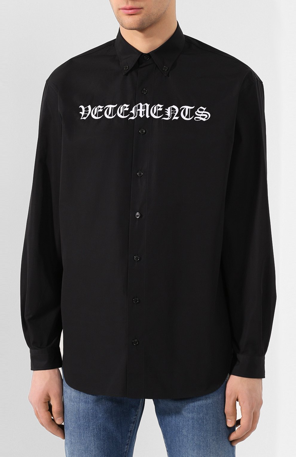 Хлопковая рубашка VETEMENTS, арт. SS20SH285 1006/M, фото 7