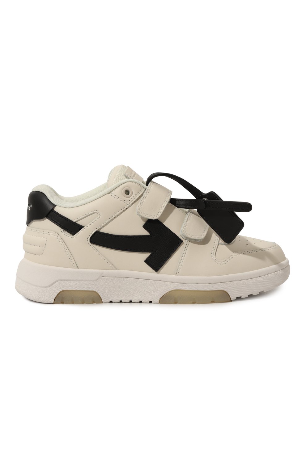 Кожаные кеды out of office OFF-WHITE, арт. 0BIA008S24LEA001/35-38, фото 5